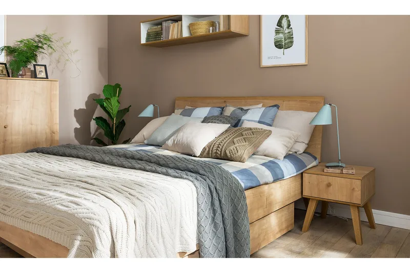 Nature Sängram 180x200 cm Trä/Natur - VOX - Products - Möbler - Säng - Sängram & sängstomme