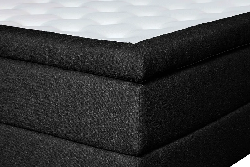 Oslo Lyx Sängpaket 160 curved loop 20 - Svart - Products - Möbler - Säng - Kontinentalsäng
