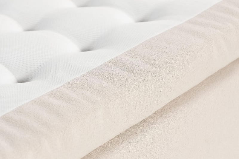 Oslo Lyx Sängpaket Boucle 120x200 Knappad gavel - Ljusbeige - Products - Möbler - Säng - Kontinentalsäng