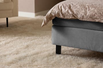 Princess Kontinentalsäng 120x200cm - Mörkgrå/Sammet - Products - Möbler - Säng - Enkelsäng