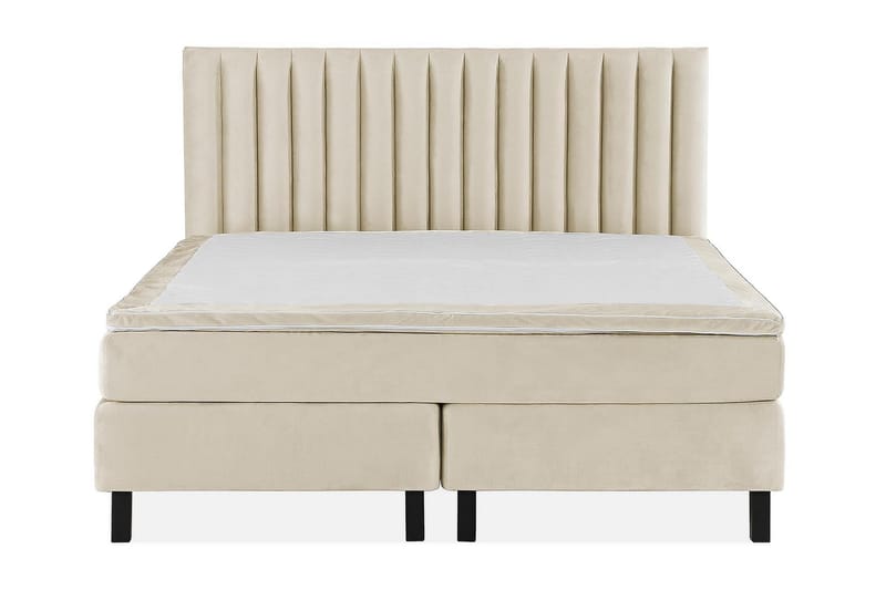 Princess Kontinentalsäng 180x200cm - Beige/Sammet - Products - Möbler - Säng - Kontinentalsäng