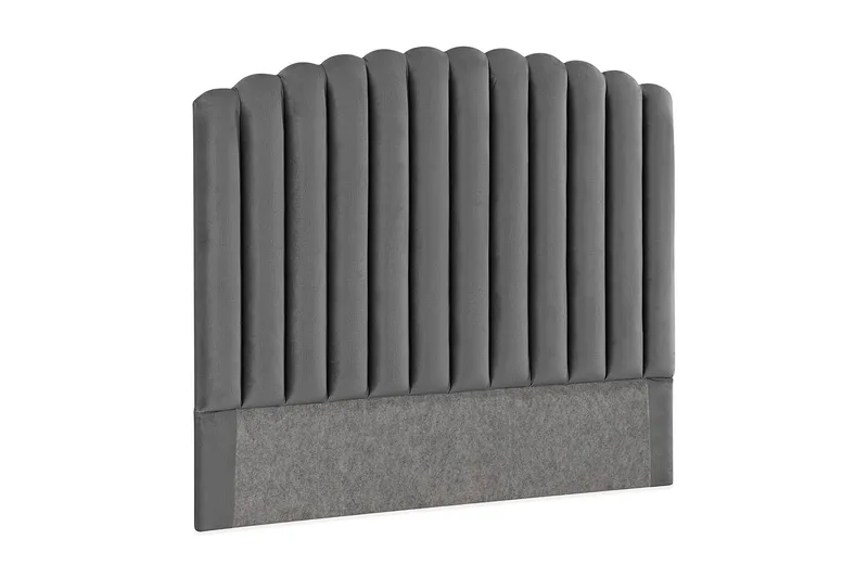 Davia Sänggavel 120 cm - Mörkgrå/Sammet - Products - Möbler - Säng - Sängtillbehör & sänggavel - Sänggavel