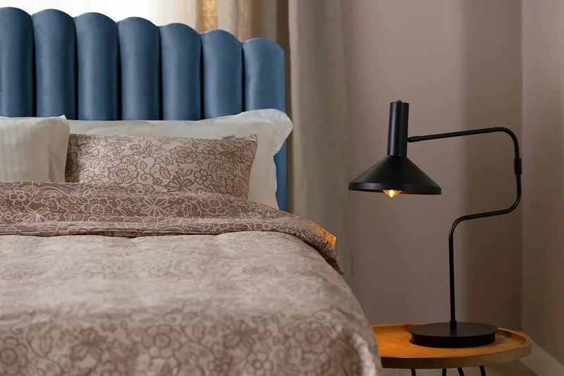 Davia Sänggavel 160 cm - Mörkblå/Sammet - Products - Möbler - Säng - Sängtillbehör & sänggavel - Sänggavel