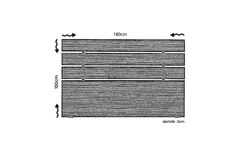 Feldene Sänggavel - Vit - Products - Möbler - Säng - Sängtillbehör & sänggavel - Sänggavel