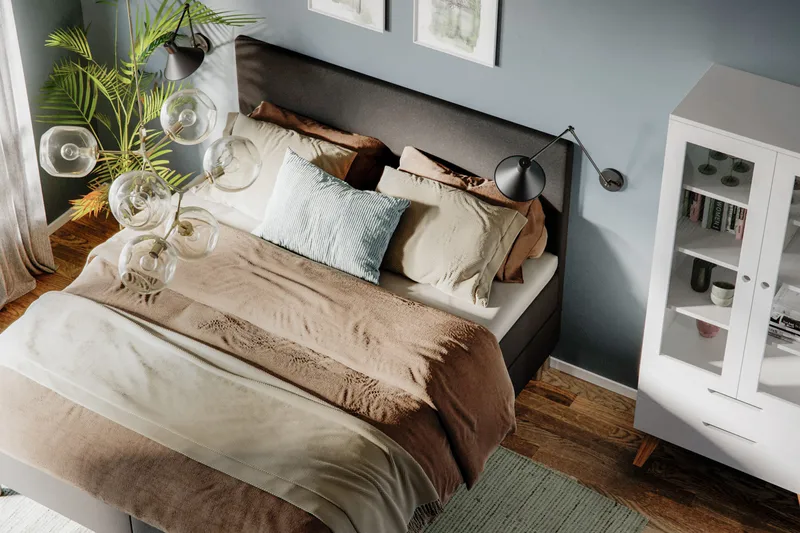 Sleepy Sänggavel 160 cm - Svart - Products - Möbler - Säng - Sängtillbehör & sänggavel - Sänggavel