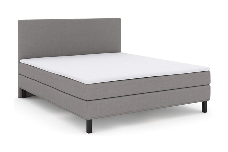 Select No 1 Komplett Sängpaket 180x200 - Ljusgrå/Svart - Products - Möbler - Säng - Kontinentalsäng
