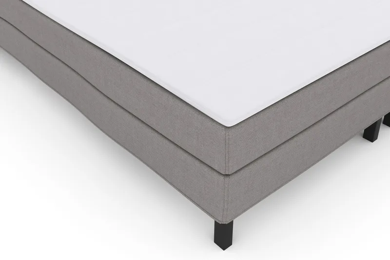 Select No 1 Komplett Sängpaket 210x210 - Ljusgrå/Svart - Products - Möbler - Säng - Kontinentalsäng