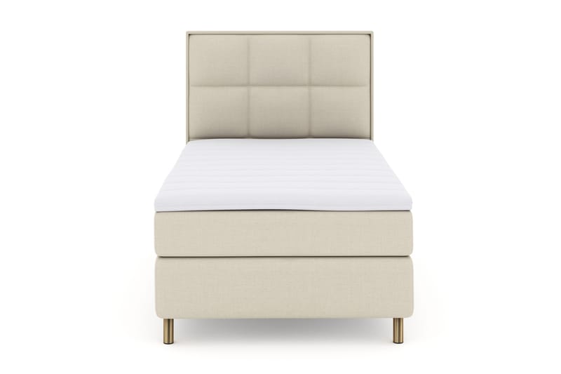 Select No 3 Komplett Sängpaket 120x200 Fast - Beige/Koppar - Products - Möbler - Säng - Enkelsäng