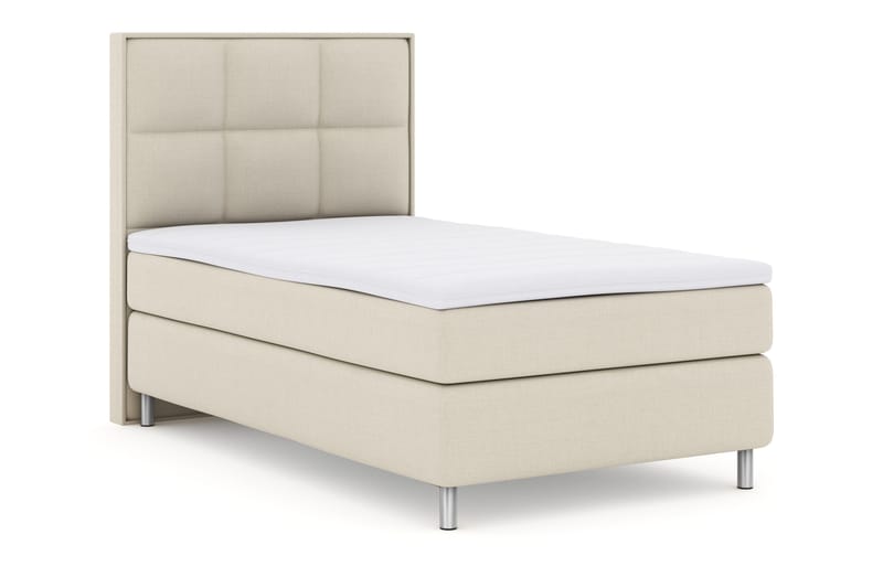 Select No 3 Komplett Sängpaket 120x200 Fast - Beige/Metall - Products - Möbler - Säng - Enkelsäng