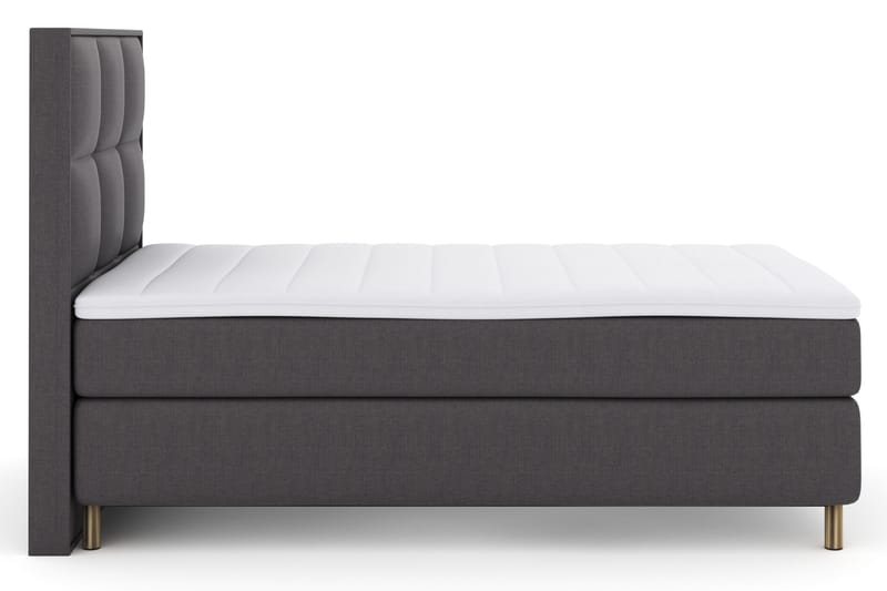 Select No 3 Komplett Sängpaket 120x200 Fast - Mörkgrå/Koppar - Products - Möbler - Säng - Enkelsäng