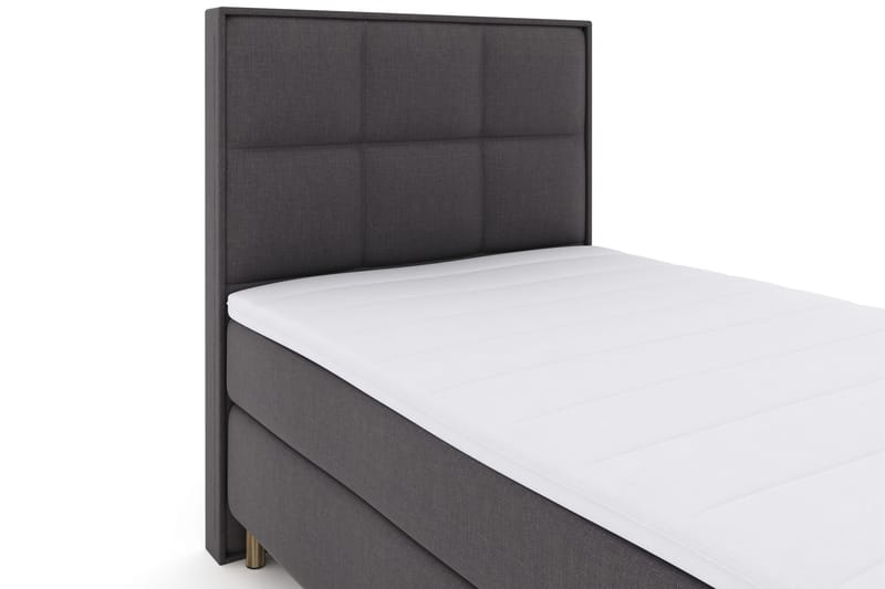 Select No 3 Komplett Sängpaket 120x200 Fast - Mörkgrå/Koppar - Products - Möbler - Säng - Enkelsäng