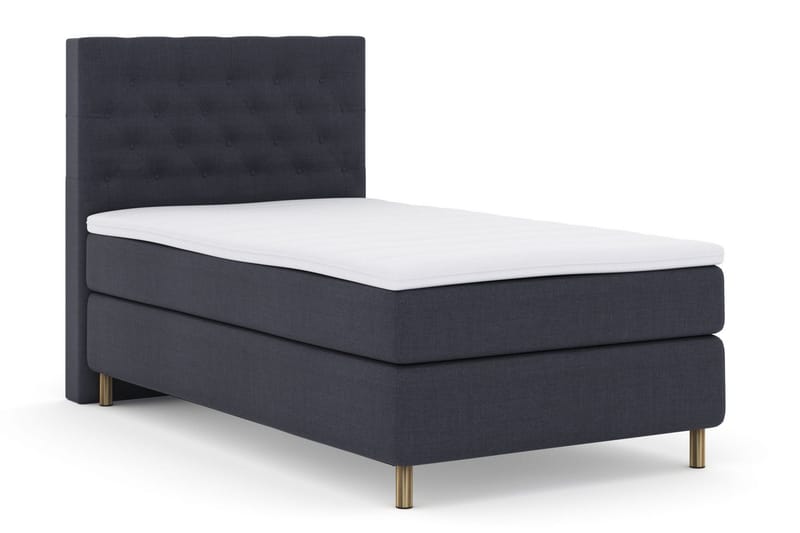 Select No 3 Komplett Sängpaket 120x200 Medium - Blå/Koppar - Products - Möbler - Säng - Enkelsäng
