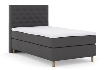 Select No 3 Komplett Sängpaket 120x200 Medium - Mörkgrå/Koppar - Products - Möbler - Säng - Enkelsäng