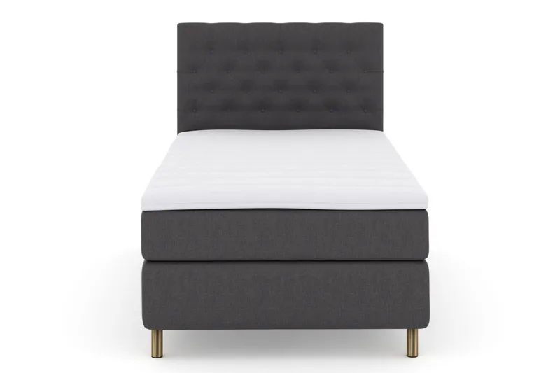 Select No 3 Komplett Sängpaket 120x200 Medium - Mörkgrå/Koppar - Products - Möbler - Säng - Enkelsäng