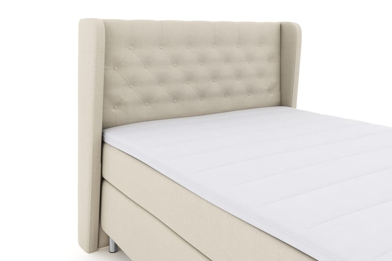 Select No 3 Komplett Sängpaket 140x200 Fast - Beige/Metall - Products - Möbler - Säng - Kontinentalsäng