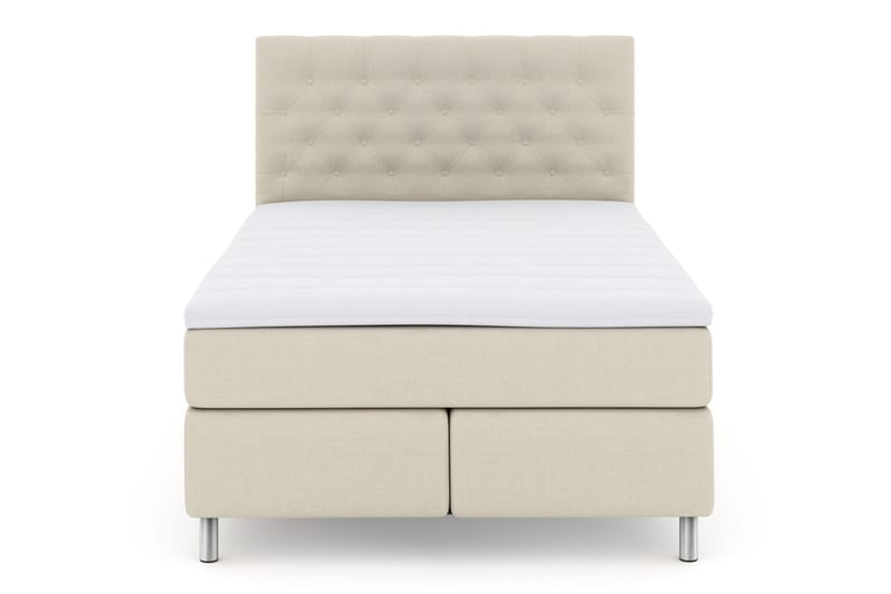 Select No 3 Komplett Sängpaket 140x200 Fast - Beige/Metall - Products - Möbler - Säng - Kontinentalsäng