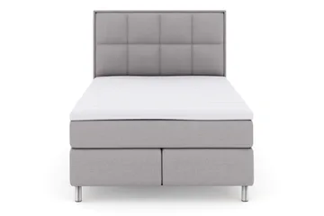 Select Rutig Sänggavel 140 cm - Ljusgrå