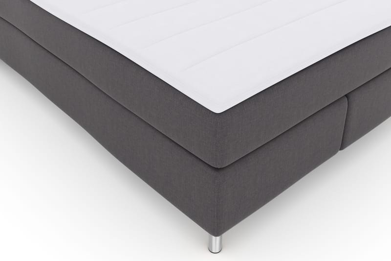 Select No 3 Komplett Sängpaket 140x200 Fast - Mörkgrå/Metall - Products - Möbler - Säng - Kontinentalsäng