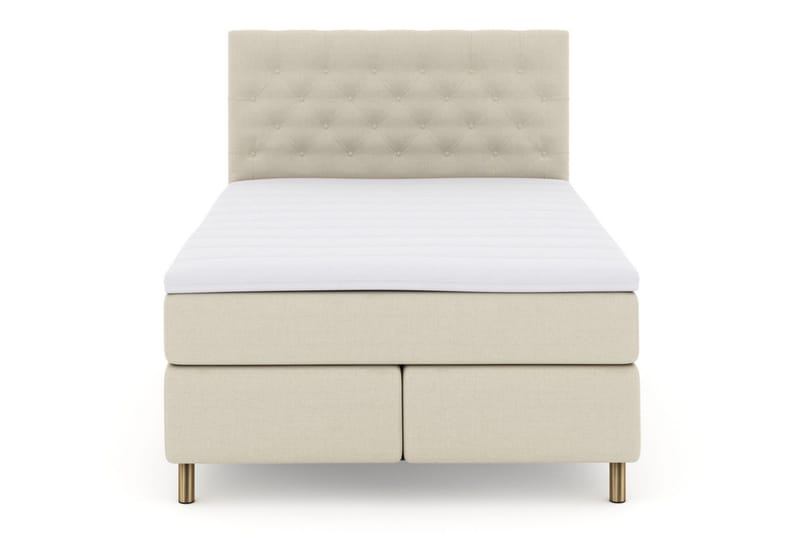 Select No 3 Komplett Sängpaket 140x200 Medium - Beige/Koppar - Products - Möbler - Säng - Kontinentalsäng