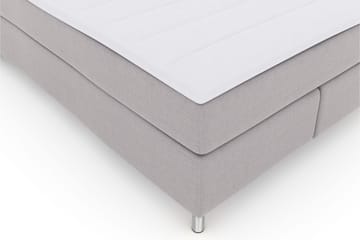 Select No 3 Komplett Sängpaket 140x200 Medium - Ljusgrå/Metall - Products - Möbler - Säng - Kontinentalsäng