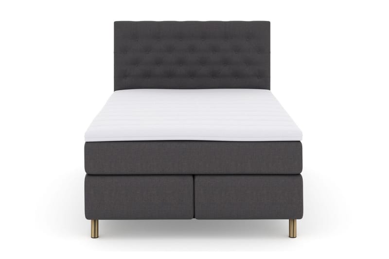 Select No 3 Komplett Sängpaket 140x200 Medium - Mörkgrå/Koppar - Products - Möbler - Säng - Kontinentalsäng