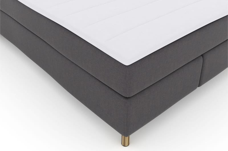 Select No 3 Komplett Sängpaket 140x200 Medium - Mörkgrå/Koppar - Products - Möbler - Säng - Kontinentalsäng