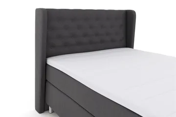Select No 3 Komplett Sängpaket 140x200 Medium - Mörkgrå/Metall - Products - Möbler - Säng - Kontinentalsäng