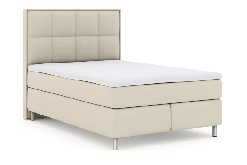 Select No 3 Komplett Sängpaket 160x200 Medium - Beige/Metall - Products - Möbler - Säng - Kontinentalsäng
