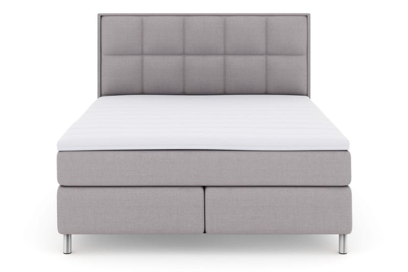 Select No 3 Komplett Sängpaket 160x200 Medium - Ljusgrå/Metall - Products - Möbler - Säng - Kontinentalsäng