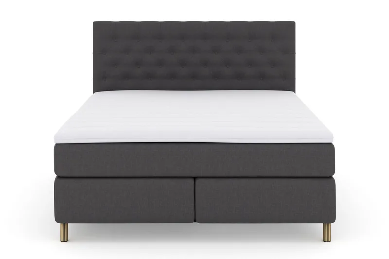 Select No 3 Komplett Sängpaket 160x200 Medium - Mörkgrå/Koppar - Products - Möbler - Säng - Kontinentalsäng