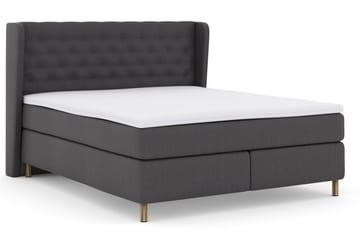 Select No 3 Komplett Sängpaket 160x200 Medium - Mörkgrå/Koppar - Products - Möbler - Säng - Kontinentalsäng