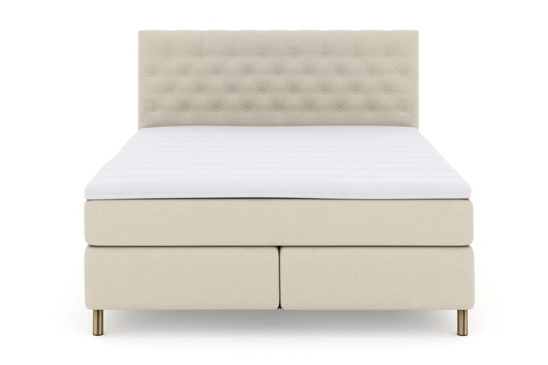 Select No 3 Komplett Sängpaket 180x200 Fast, Beige/Koppar