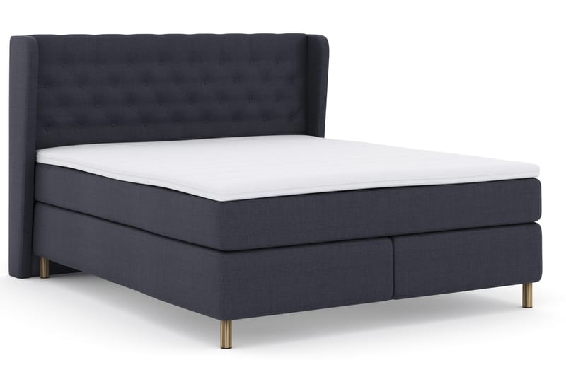 Select No 3 Komplett Sängpaket 180x200 Fast - Blå/Koppar - Products - Möbler - Säng - Kontinentalsäng