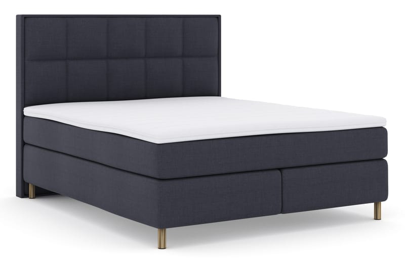 Select No 3 Komplett Sängpaket 180x200 Fast - Blå/Koppar - Products - Möbler - Säng - Kontinentalsäng