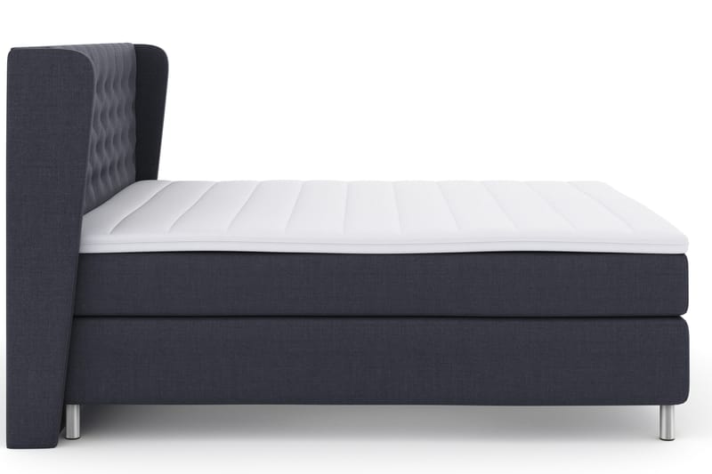 Select No 3 Komplett Sängpaket 180x200 Fast - Blå/Metall - Products - Möbler - Säng - Kontinentalsäng