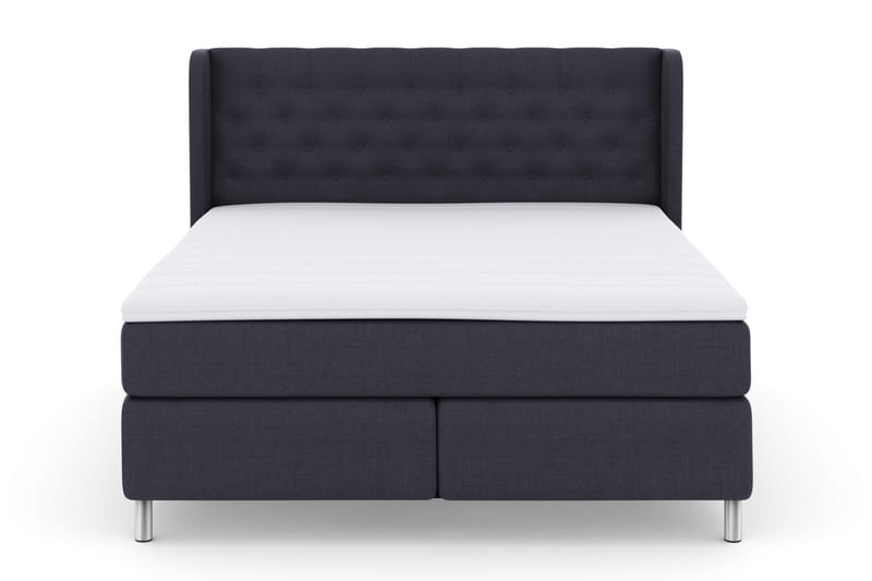 Select No 3 Komplett Sängpaket 180x200 Fast - Blå/Metall - Products - Möbler - Säng - Kontinentalsäng