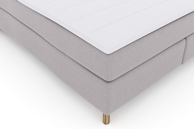 Select No 3 Komplett Sängpaket 180x200 Fast - Ljusgrå/Koppar - Products - Möbler - Säng - Kontinentalsäng