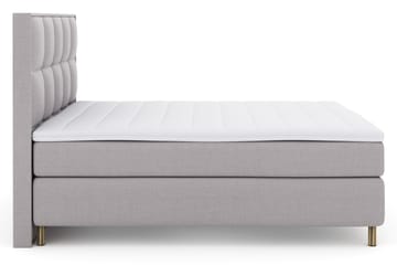 Select No 3 Komplett Sängpaket 180x200 Fast - Ljusgrå/Koppar - Products - Möbler - Säng - Kontinentalsäng
