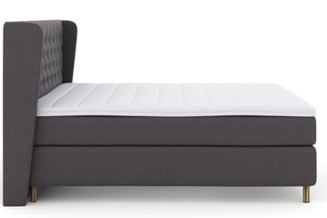 Select No 3 Komplett Sängpaket 180x200 Fast - Mörkgrå/Koppar - Products - Möbler - Säng - Kontinentalsäng