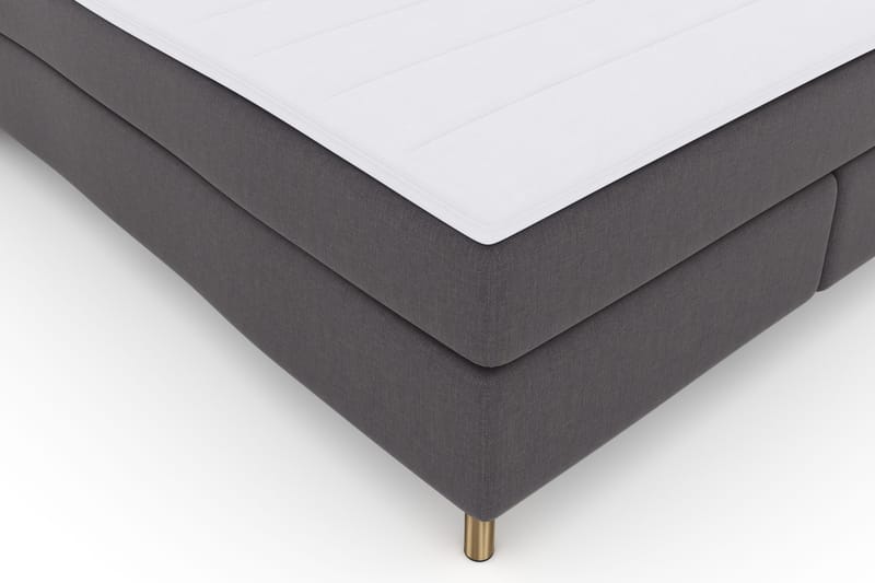 Select No 3 Komplett Sängpaket 180x200 Fast - Mörkgrå/Koppar - Products - Möbler - Säng - Kontinentalsäng