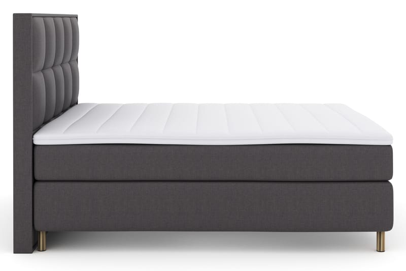 Select No 3 Komplett Sängpaket 180x200 Fast - Mörkgrå/Koppar - Products - Möbler - Säng - Kontinentalsäng