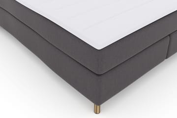 Select No 3 Komplett Sängpaket 180x200 Fast - Mörkgrå/Koppar - Products - Möbler - Säng - Kontinentalsäng