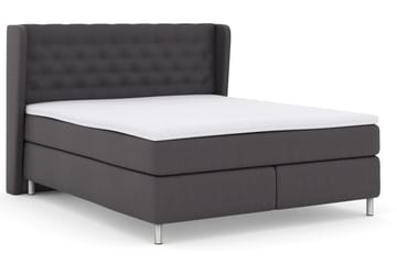 Select No 3 Komplett Sängpaket 180x200 Fast - Mörkgrå/Metall - Products - Möbler - Säng - Kontinentalsäng