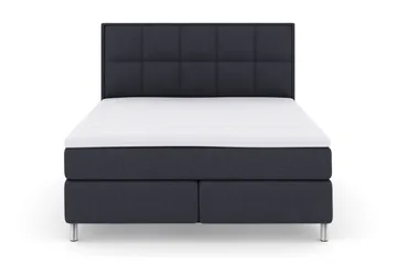 Select No 3 Komplett Sängpaket 180x200 Medium, Blå/Metall