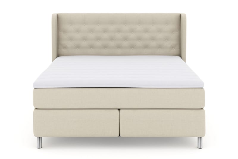 Select No 3 Komplett Sängpaket 210x210 Fast - Beige/Metall - Products - Möbler - Säng - Kontinentalsäng