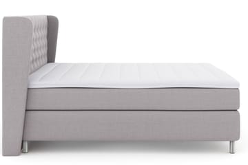 Select No 3 Komplett Sängpaket 210x210 Fast - Ljusgrå/Metall - Products - Möbler - Säng - Kontinentalsäng