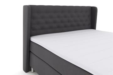 Select No 3 Komplett Sängpaket 210x210 Fast - Mörkgrå/Metall - Products - Möbler - Säng - Kontinentalsäng
