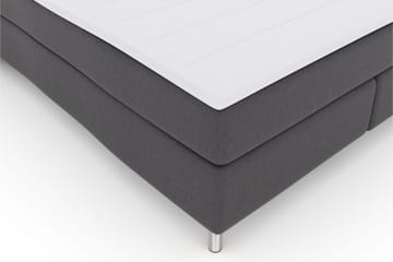 Select No 3 Komplett Sängpaket 210x210 Fast - Mörkgrå/Metall - Products - Möbler - Säng - Kontinentalsäng