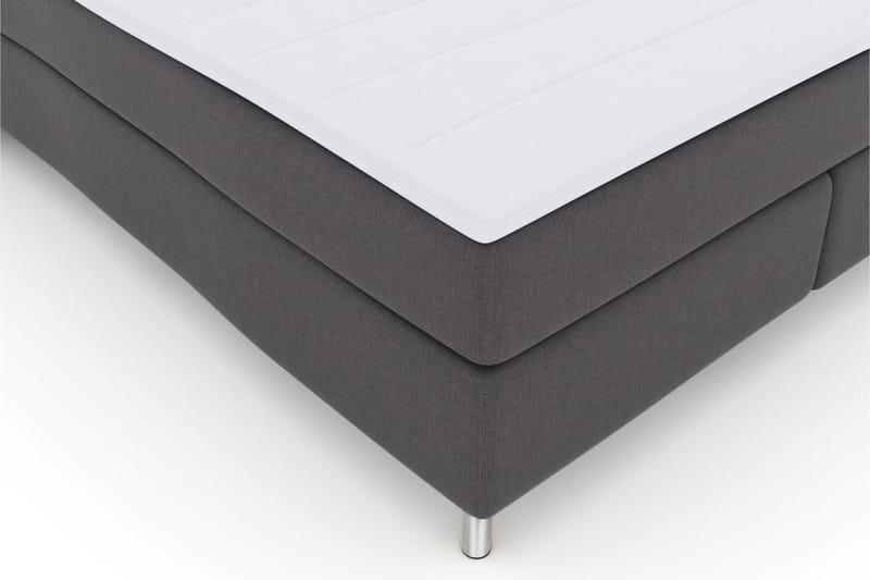 Select No 3 Komplett Sängpaket 210x210 Fast - Mörkgrå/Metall - Products - Möbler - Säng - Kontinentalsäng