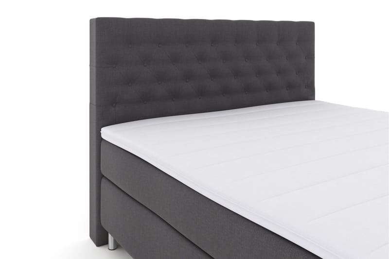 Select No 3 Komplett Sängpaket 210x210 Fast/Medium - Mörkgrå/Metall - Products - Möbler - Säng - Kontinentalsäng